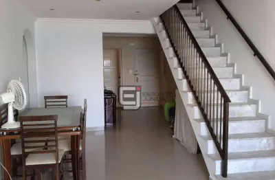 Apartamento duplex com 4 dormitórios à venda, 258 m² por r$ 1.750.000,00 - canto do forte - praia grande/sp
