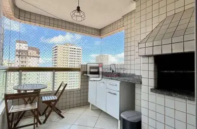 Apartamento com 1 dormitório à venda, 60 m² por r$ 395.000,00 - aviação - praia grande/sp