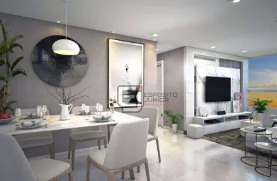 Apartamento com 2 dormitórios à venda, 71 m² por r$ 545.290,00 - vila guilhermina - praia grande/sp