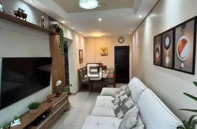 Apartamento com 2 dormitórios à venda, 62 m² por r$ 410.000,00 - ocian - praia grande/sp