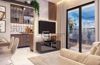 Apartamento com 2 dormitórios à venda, 57 m² por r$ 523.297,95 - vila tupi - praia grande/sp