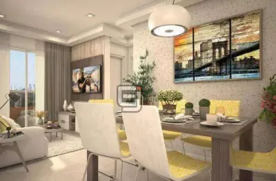 Apartamento com 2 dormitórios à venda, 57 m² por r$ 419.700,00 - guilhermina - praia grande/sp