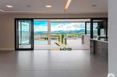 Lindo sobrado com 5 dormitórios à venda, 470 m² por r$ 6.500.000 - condomínio residencial alphaville ii - são josé dos campos/sp