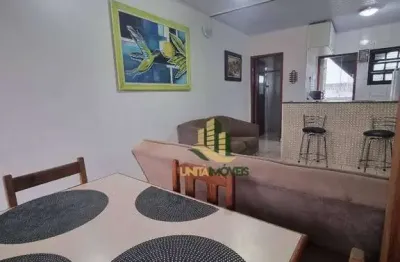 Apartamento com amplo dormitório à venda, 55 m² por r$ 345.000 - massaguaçu - caraguatatuba/sp