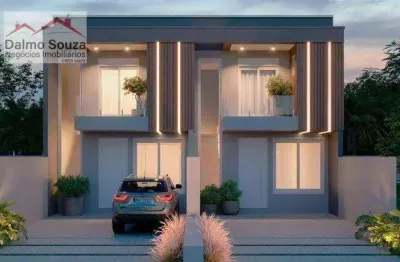 Para tudo! sobrado 3 quartos, venda, 130 m², r$ 889.900 - parque amador - esteio/rs