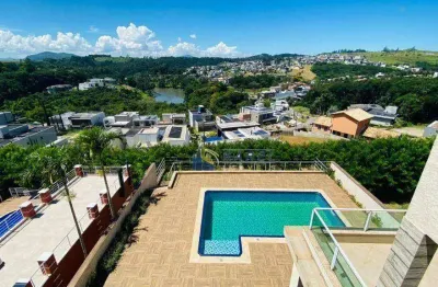 Sobrado à venda com 5 dormitórios, amplo quintal com piscina e área gourmet no condomínio fechado santa helena 3 em bragança paulista!!