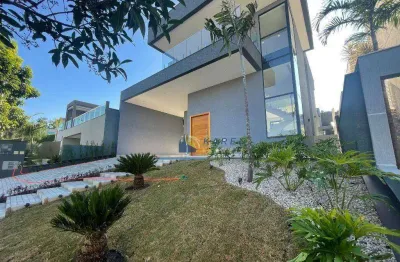 Sobrado novo para venda ou locação com 4 suítes, quintal gramado, piscina e área gourmet no cond. tipo clube campos do conde!!