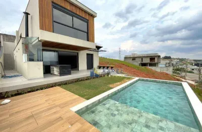 Sobrado á venda com 4 suítes, vista imperdível e rica nos detalhes no condomínio fechado tipo clube vale das águas em bragança paulista!!