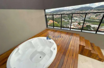 Cobertura duplex com 172m², 3 suítes, 3 vagas, 2 varandas à venda no ed. quartier exclusive residences no centro de bragança paulista!