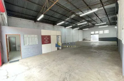 Galpão para locação com 350m² de área de construída em terreno de 502,50m², totalmente plano em bragança paulista!