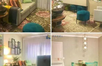 Apto á venda mobiliado de 2 dorm, 60m ² na cidade ademar no condomínio cote d  azur!!
