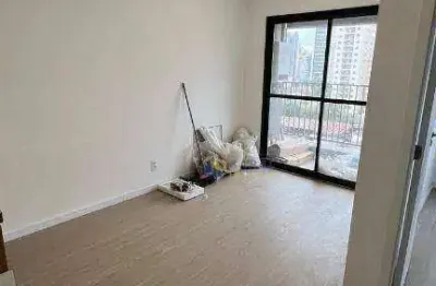 Apartamento de 29m², 1 dormitório, sala com varanda para locação ao lado da estação são judas do metrô no condomínio zyz sáude.