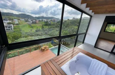 Sobrado à venda com elevador, 3 suítes, piscina em condomínio fechado tipo clube em bragança paulista no interior de são paulo