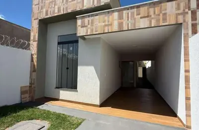 Casa com 3 quartos à venda no residencial caraíbas, aparecida de goiânia , 108 m2 por r$ 350.000