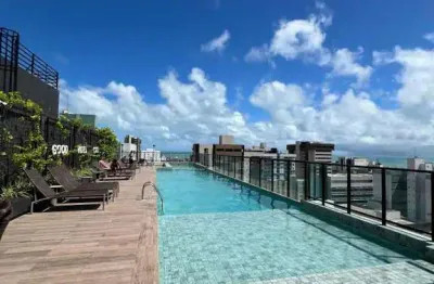 Flat para venda em joão pessoa, tambaú, 1 dormitório, 1 banheiro, 1 vaga