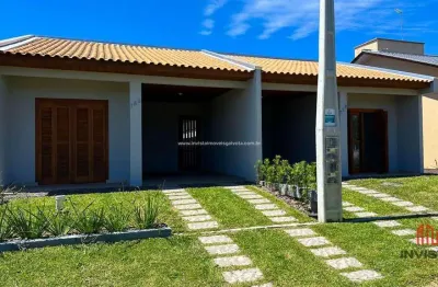Casa com 3 dormitórios à venda, 70 m² por r$ 350.000,00 - lagoa cortada - balneário gaivota/sc
