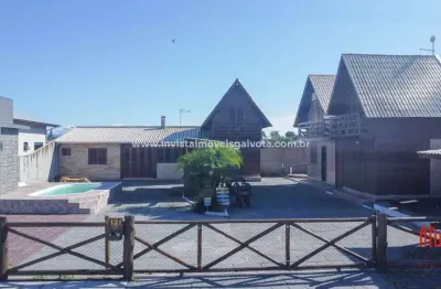 Conjunto de 3 chalés mobiliados à venda por r$ 745.000 - brilhamares - balneário gaivota/sc