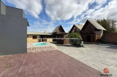 Conjunto de 3 chalés mobiliados à venda por r$ 745.000 - brilhamares - balneário gaivota/sc
