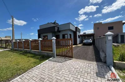 Casa com 3 dormitórios à venda, 128 m² por r$ 490.000 - areias claras - balneário gaivota/sc