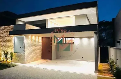 Casa com 3 dormitórios à venda, 243 m² por r$ 2.490.000,00 - condomínio alphaville nova esplanada - votorantim/sp