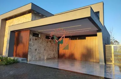 Casa com 3 dormitórios à venda, 243 m² por r$ 2.500.000,00 - condomínio alphaville nova esplanada - votorantim/sp