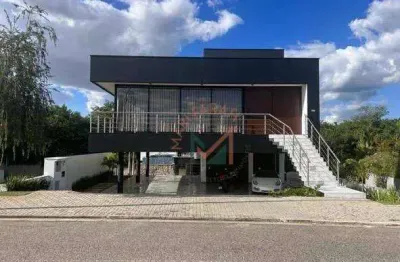 Casa com 4 dormitórios à venda, 580 m² por r$ 5.600.000,00 - condomínio residencial giverny - sorocaba/sp