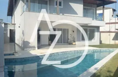 Casa Alto Padrão Frente Mar na Praia do Foguete – Cabo Frio/RJ | 4 Suítes, Piscina e Área Gourmet