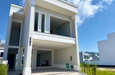 Casa em condomínio fechado com 3 quartos à venda na avenida deltaville, 360, beira rio, biguaçu por r$ 1.500.000