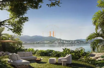 Casa em condomínio fechado com 5 quartos à venda na rodovia haroldo soares glavan, 1241, cacupé, florianópolis por r$ 10.900.000