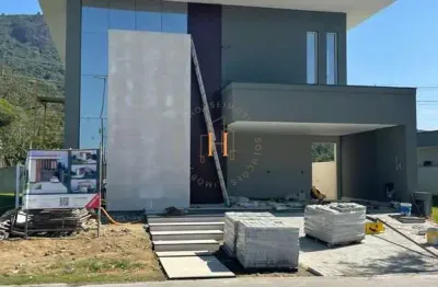 Casa em condomínio fechado com 4 quartos à venda na rua lagoinha, 65, pedra branca, palhoça por r$ 3.500.000