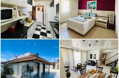 Cobertura com 3 dormitórios à venda, 198 m² por r$ 580.000,00 - residencial vale verde - taubaté/sp