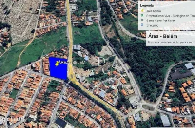 Área à venda, 7328 m² por r$ 9.200.000,00 - belém - taubaté/sp