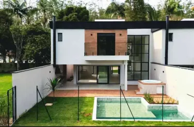 Sobrado com 4 dormitórios à venda, 341 m² - balneário palmira - ribeirão pires/sp