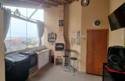 Cobertura com 2 dormitórios à venda, 120 m² por r$ 530.000,00 - parque são vicente - mauá/sp