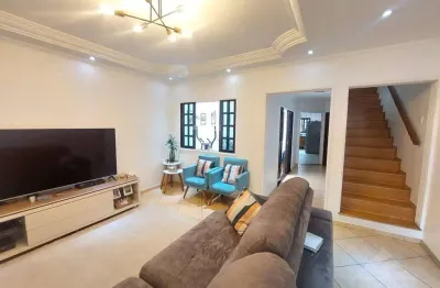Sobrado com 3 dormitórios à venda, 180 m² por r$ 699.000,00 - jardim pedroso - mauá/sp