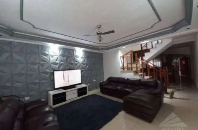 Sobrado com 4 dormitórios à venda, 200 m² por r$ 870.000,00 - parque são vicente - mauá/sp