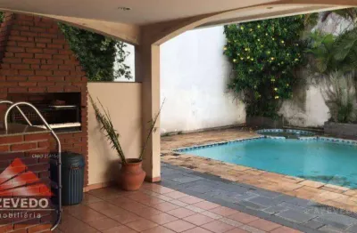 Casa com 5 dormitórios para alugar, 573 m² por r$ 12.000,00/mês - matriz - mauá/sp