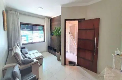 Sobrado com 3 dormitórios à venda, 174 m² por r$ 860.000,00 - vila apiaí - santo andré/sp