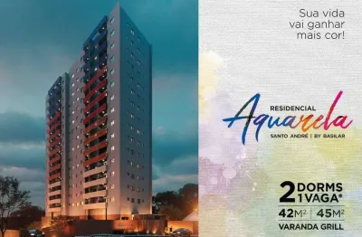 Apartamento com 2 dormitórios à venda, 42 m² por r$ 316.300,00 - vila palmares - santo andré/sp