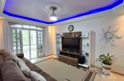 Sobrado com 3 dormitórios à venda, 239 m² por r$ 850.000,00 - jardim pedroso - mauá/sp