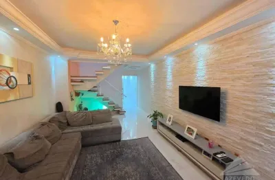 Sobrado com 3 dormitórios à venda, 152 m² por r$ 899.000,00 - jardim pedroso - mauá/sp