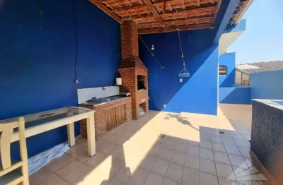 Sobrado com 3 dormitórios para alugar, 157 m² por r$ 3.850,00/mês - parque das américas - mauá/sp
