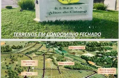 Condomínio reserva altos do cataguá - terreno com 1085 m² em taubaté/sp.