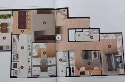 Apartamento com 3 dormitórios à venda, 84 m² por r$ 1.060.000,00 - villa branca - jacareí/sp