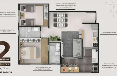 Apartamento com 2 dormitórios à venda, 64 m² por r$ 500.000,00 - parque industrial - são josé dos campos/sp