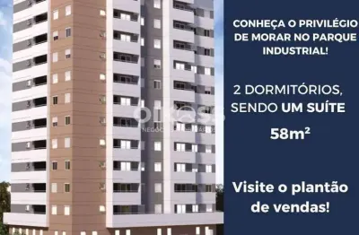 Apartamento com 2 dormitórios à venda, 58 m² por r$ 434.286,67 - parque industrial - são josé dos campos/sp
