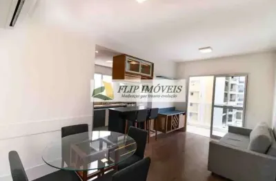 Lindo apartamento mobilhado para locação com 52 m² com 1 suíte no miolo do cambuí - campinas - sp