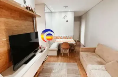 Apartamento para venda em santana de parnaíba, chácaras maria inês, 2 dormitórios, 1 suíte, 2 banheiros, 1 vaga