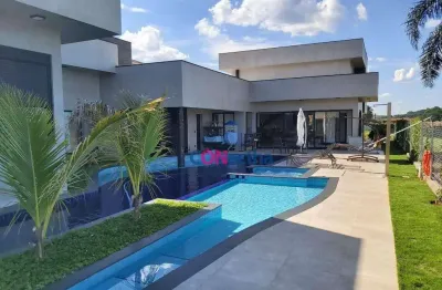 Casa com 4 dormitórios, 470 m² - venda por R$ 4.400.000 ou aluguel por R$ 21,700/mês ( Mobiliada ) - Condomínio Village das Palmeiras - Itatiba/SP
