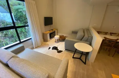Fração de um apartamento de hotel totalmente mobiliado em campos do jordão para até 5 pessoas